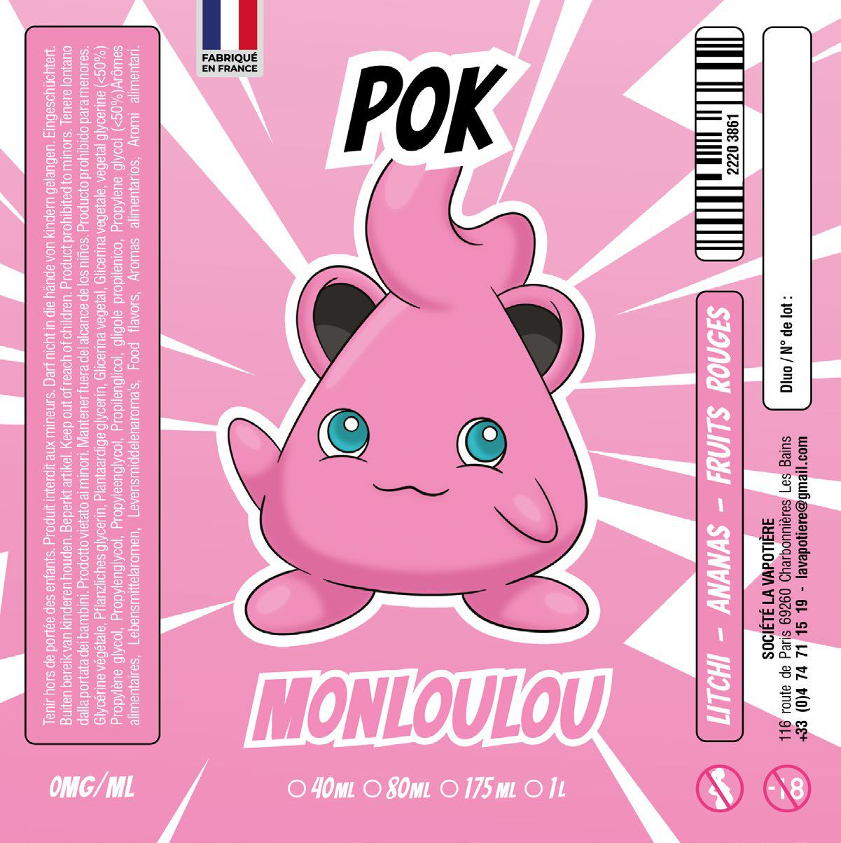 Pok Monloulou : 50ml
